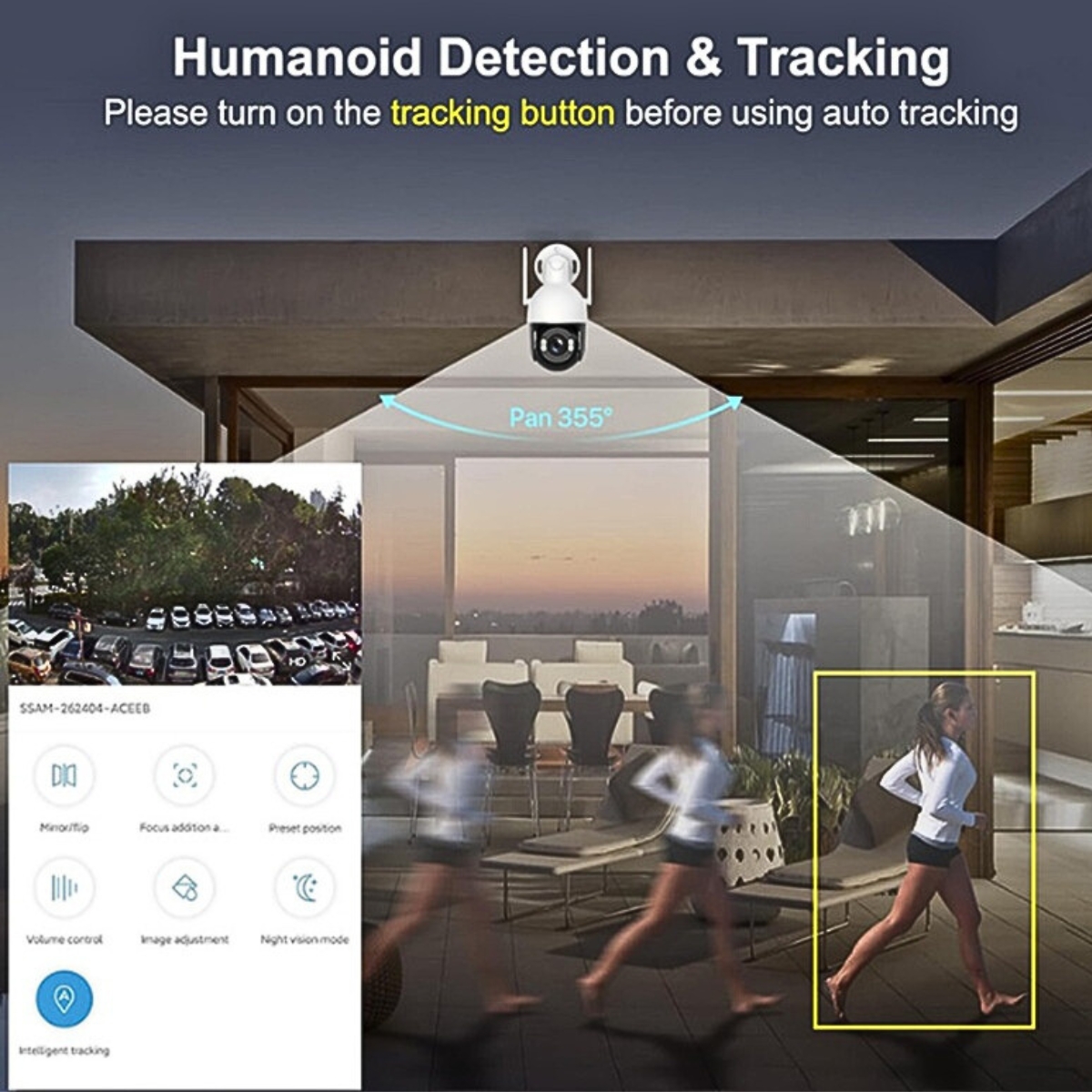 Pronto PTZ WiFi Dome Camera 5X Optical Zoom - Image 3