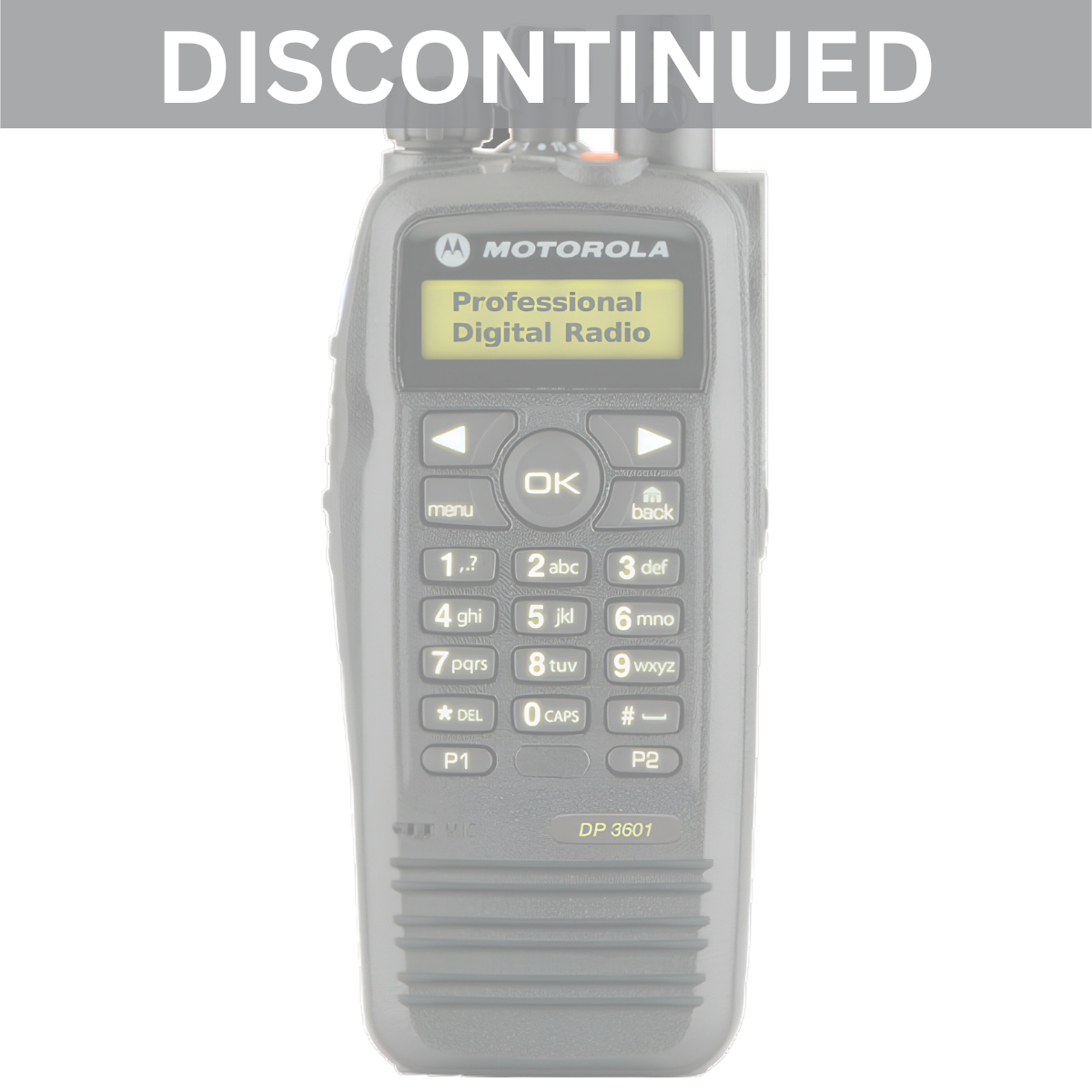 Motorola DP3601 discontinued radio