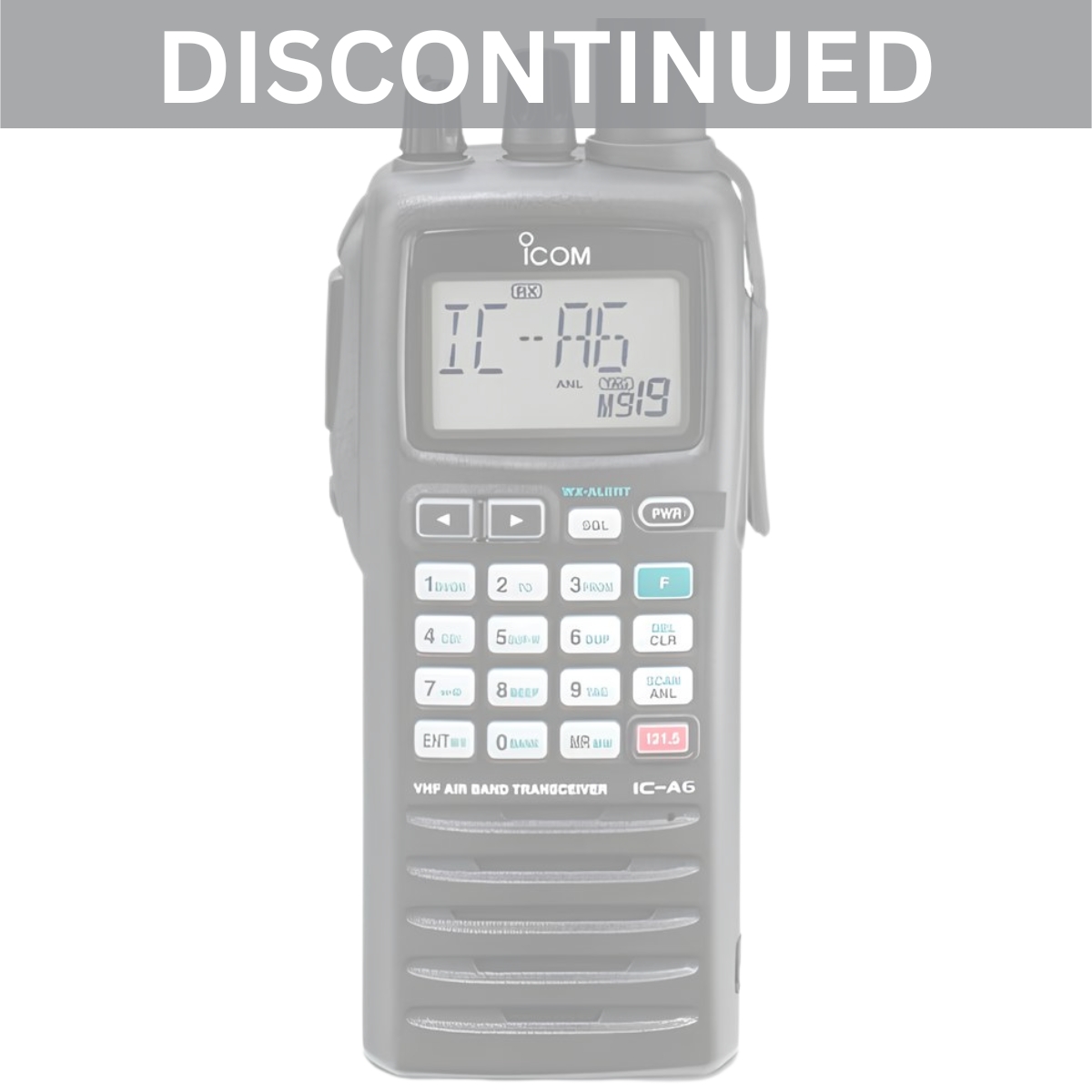 Icom IC-A6E discontinued Airband radio