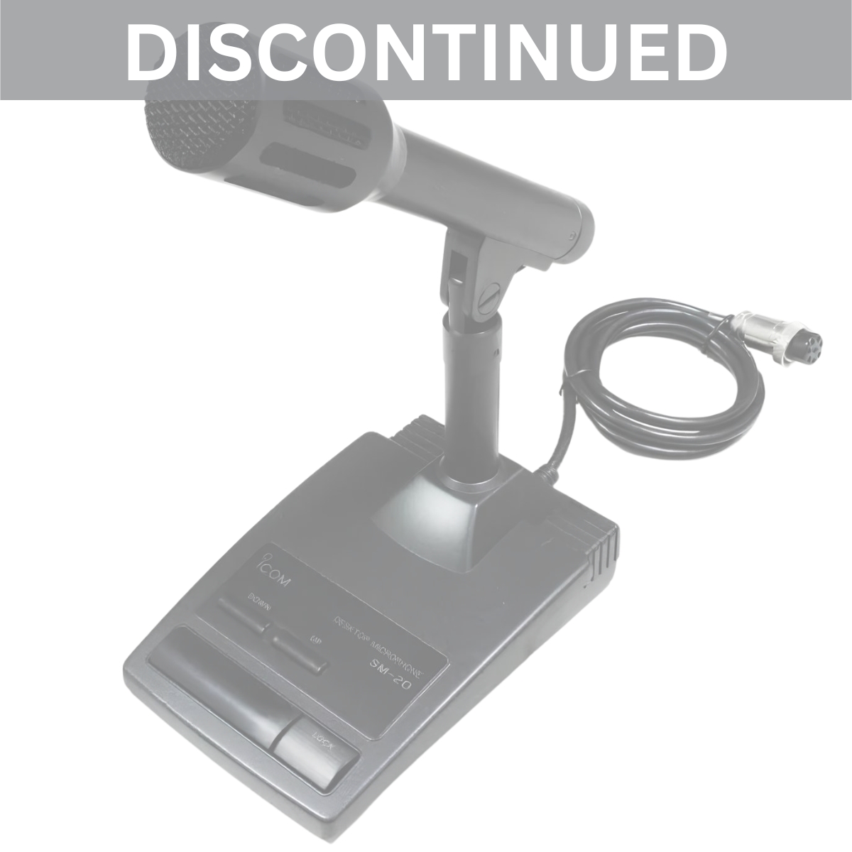 Icom SM-20 desktop mic discontinued