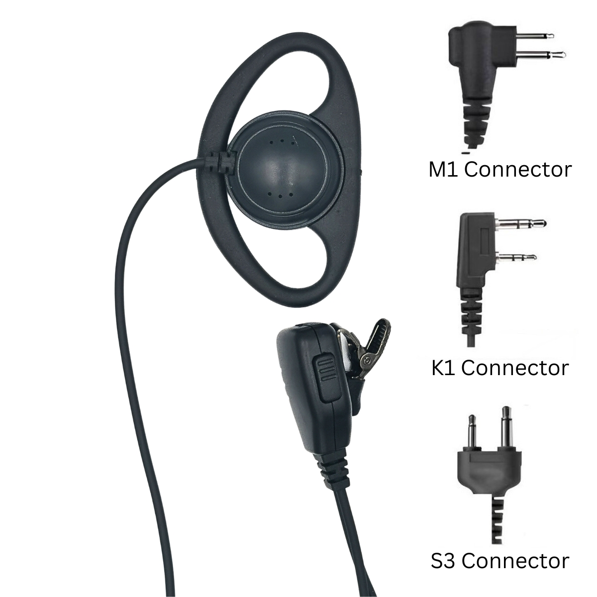 Max-55 D-Shaped earpiece