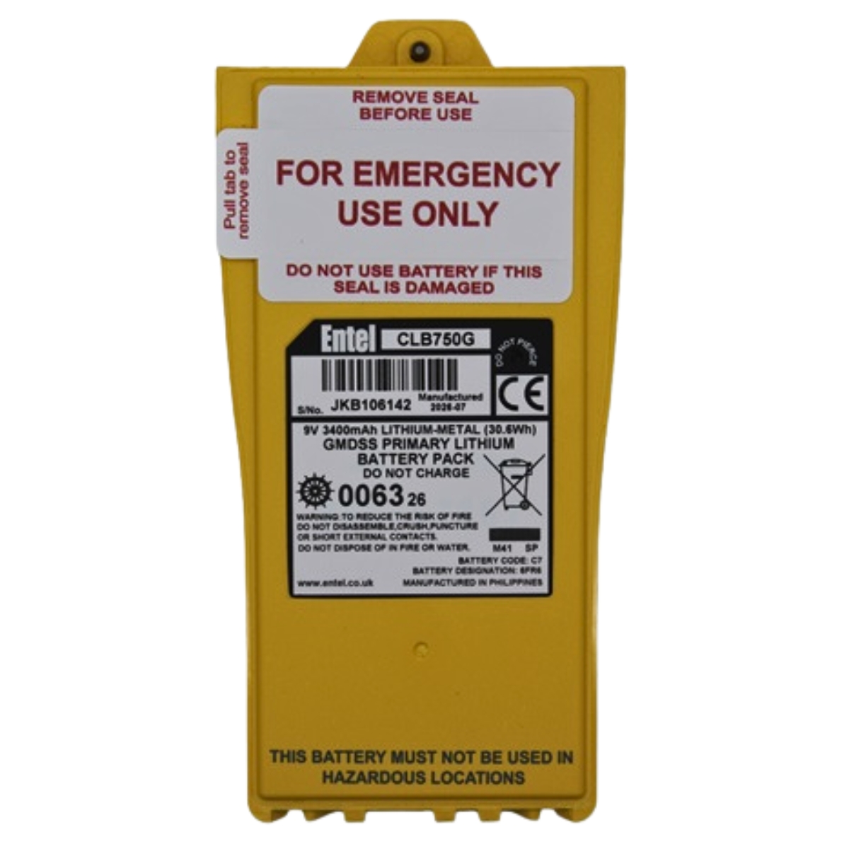 Entel CLB750G Back Up Battery - Image 2